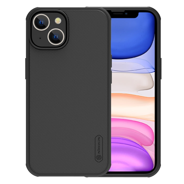 For iPhone 14 Plus NILLKIN Frosted Shield Pro PC + TPU Phone Case (Black) - iPhone 14 Plus Cases by NILLKIN | Online Shopping South Africa | PMC Jewellery