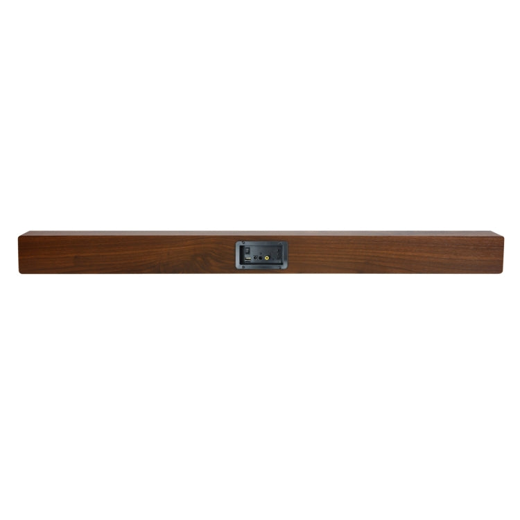 D90 Home Theater Audio Echo Wall Soundbar Subwoofer Bluetooth Audio(Brown) - Desktop Speaker by PMC TechLife | Online Shopping South Africa | PMC TechLife