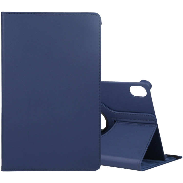 For Honor Pad 8 360 Degree Rotation Litchi Texture Flip Leather Tablet Case(Blue) - For Huawei by PMC Jewellery | Online Shopping South Africa | PMC Jewellery