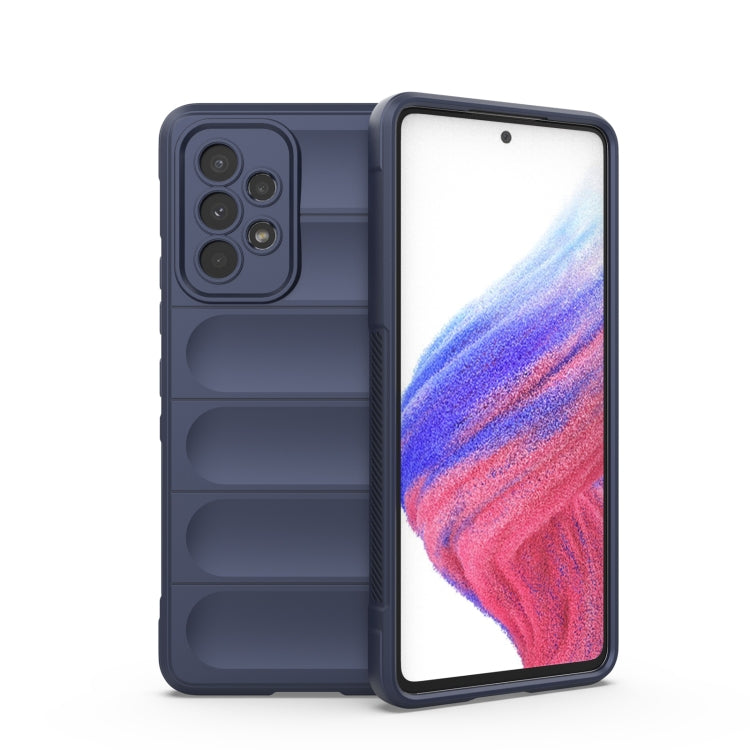 For Samsung Galaxy A53 Magic Shield TPU + Flannel Phone Case(Dark Blue) - free shipping - PMC TechLife - Order now!