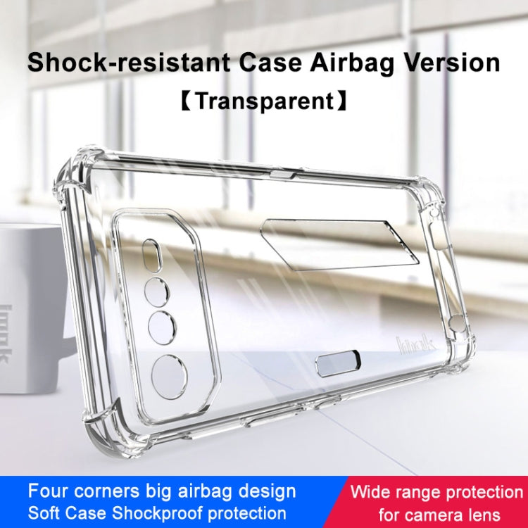 For Asus ROG Phone 6 imak All-inclusive Shockproof Airbag TPU Case (Transparent) - ASUS Cases by imak | Online Shopping South Africa | PMC Jewellery | Buy Now Pay Later Mobicred