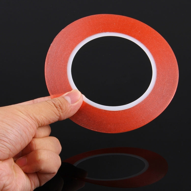 10 PCS 1mm Width Double Sided Adhesive Sticker Tape, Length: 25m(Red) - Adhesive Sticker by PMC Jewellery | Online Shopping South Africa | PMC Jewellery