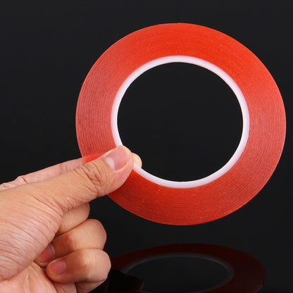 10 PCS 5mm Width Double Sided Adhesive Sticker Tape, Length: 25m(Red) - Adhesive Sticker by PMC Jewellery | Online Shopping South Africa | PMC Jewellery