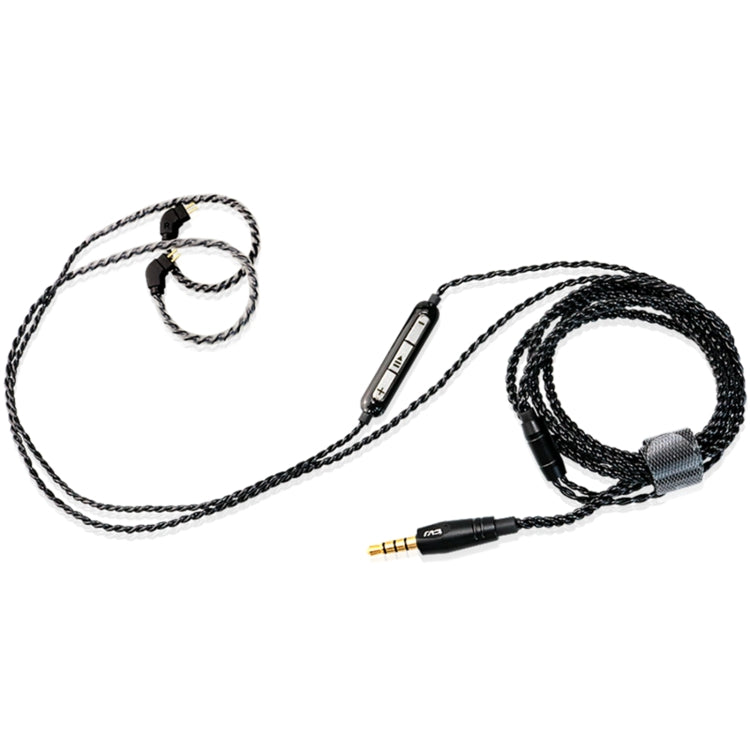 CVJ-V1 1.25m Oxygen-free Copper Silver Plated Upgrade Cable For 0.78mm Earphones, Without Mic - Cable & Splitter by CVJ | Online Shopping South Africa | PMC Jewellery