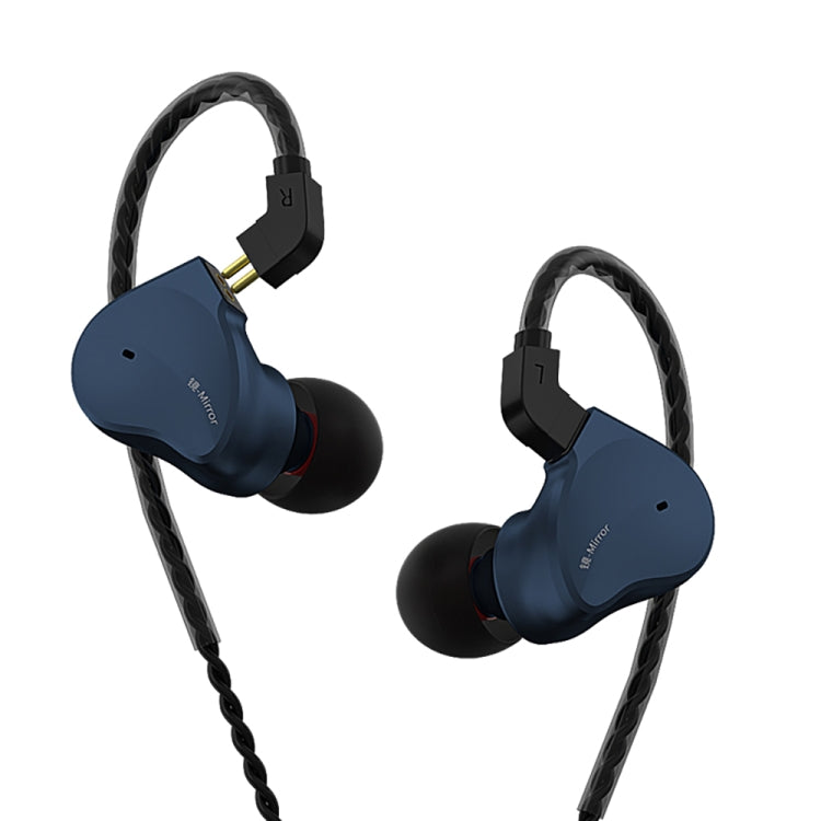 CVJ Mirror Hybrid Technology HiFi Music Wired Earphone No Mic(Blue) - free shipping - PMC TechLife - Order now!
