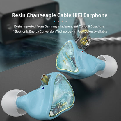 CVJ Hybrid Technology HiFi Music Wired Earphone With Mic(Moon) - In Ear Wired Earphone by CVJ | Online Shopping South Africa | PMC Jewellery
