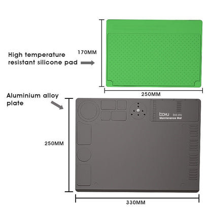 BAKU BA-696 2 in 1 Microscope Maintenance Insulation Pad - Working Mat by BAKU | Online Shopping South Africa | PMC Jewellery | Buy Now Pay Later Mobicred