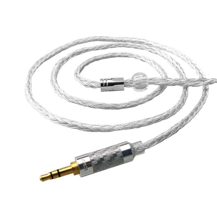 CVJ V3 1.2m 16 Cores Silver-plated 3.5mm Earphone Cable, Style:0.75mm(Silver) - Cable & Splitter by CVJ | Online Shopping South Africa | PMC TechLife | Buy Now Pay Later Mobicred
