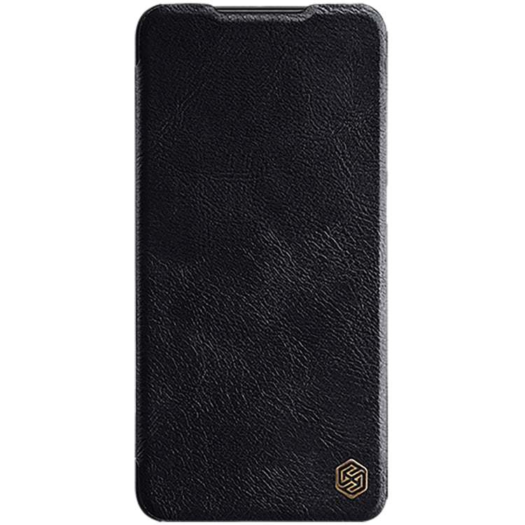 For Xiaomi 12 Lite NILLKIN QIN Series Crazy Horse Texture Leather Phone Case(Black) - Xiaomi Cases by NILLKIN | Online Shopping South Africa | PMC Jewellery