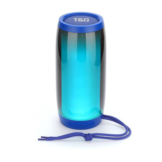 T&G TG335 1800mAh Portable Color LED Wireless Bluetooth Speaker(Blue) - Desktop Speaker by T&G | Online Shopping South Africa | PMC Jewellery | Buy Now Pay Later Mobicred