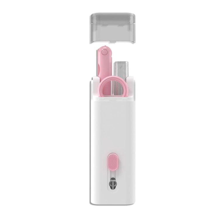 Q6E 7 in 1 Bluetooth Headphhone Computer Keyboard Cleaning Tools Set(Pink) - Other Accessories by PMC TechLife | Online Shopping South Africa | PMC TechLife