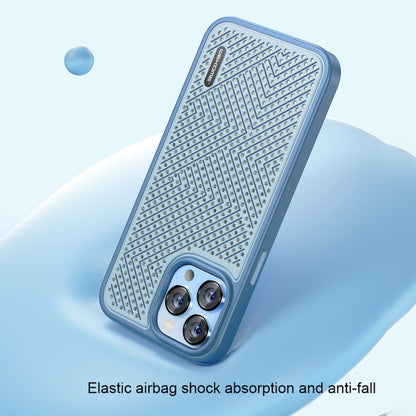 For iPhone 14 WEKOME Graphene Heat Dissipation Phone Case (Blue) - iPhone 14 Cases by WK | Online Shopping South Africa | PMC Jewellery