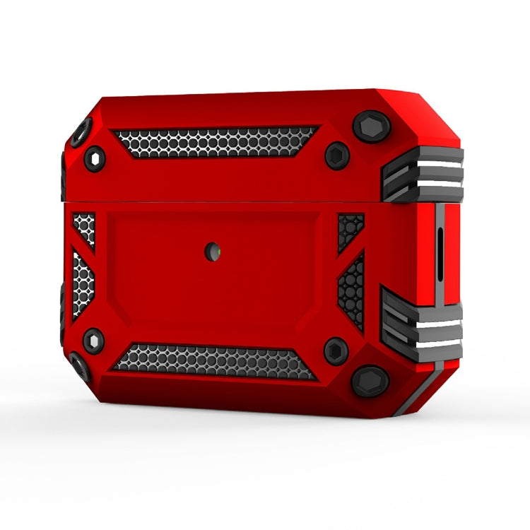 Armor Four-corner Shockproof Earphone Protective Cover For AirPods Pro 2(Red) - free shipping - PMC TechLife - Order now!