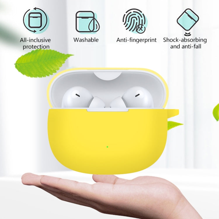 For Honor WINGcloud Earbuds X3i Silicone Protective Case with Hook(White) - Huawei Earphone Case by PMC TechLife | Online Shopping South Africa | PMC TechLife