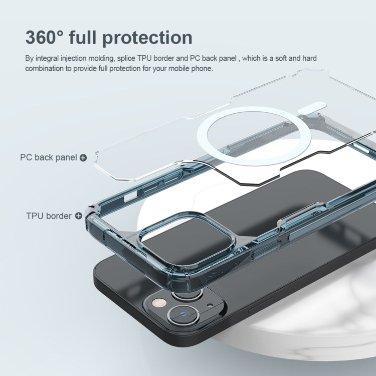 For iPhone 14 Plus NILLKIN Ultra Clear Magsafe PC + TPU Phone Case (Transparent) - iPhone 14 Plus Cases by NILLKIN | Online Shopping South Africa | PMC Jewellery | Buy Now Pay Later Mobicred