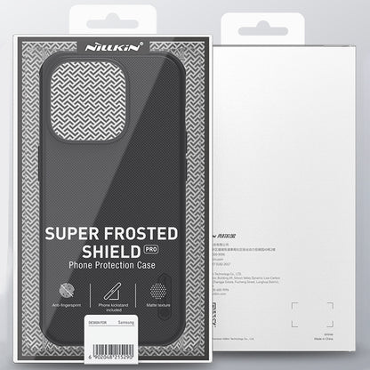 For iPhone 14 NILLKIN Frosted Shield Pro Magsafe Phone Case(Black) - iPhone 14 Cases by NILLKIN | Online Shopping South Africa | PMC Jewellery