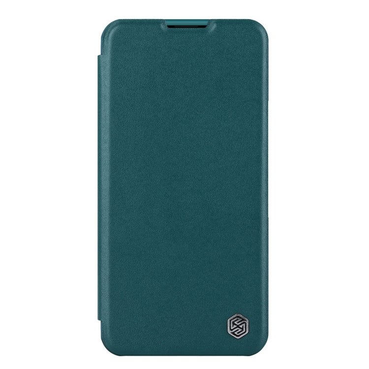 For iPhone 14 Plus  NILLKIN QIN Series Pro Leather Phone Case(Green) - iPhone 14 Plus Cases by NILLKIN | Online Shopping South Africa | PMC Jewellery