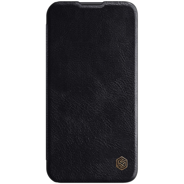 For iPhone 14 Pro Max NILLKIN QIN Series Pro Crazy Horse Texture Leather Case(Black) - iPhone 14 Pro Max Cases by NILLKIN | Online Shopping South Africa | PMC Jewellery