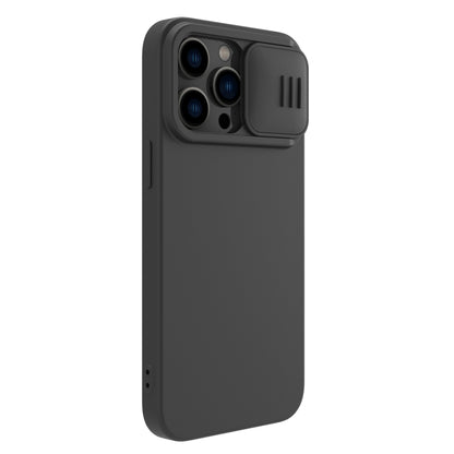 For iPhone 14 Pro Max NILLKIN CamShield Liquid Silicone Phone Case(Black) - iPhone 14 Pro Max Cases by NILLKIN | Online Shopping South Africa | PMC Jewellery | Buy Now Pay Later Mobicred