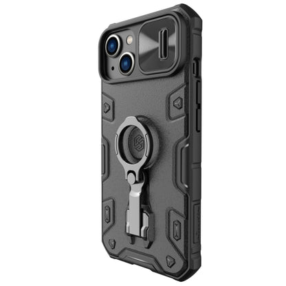 For iPhone 14 NILLKIN Shockproof CamShield Armor Protective Case(Black) - iPhone 14 Cases by NILLKIN | Online Shopping South Africa | PMC Jewellery