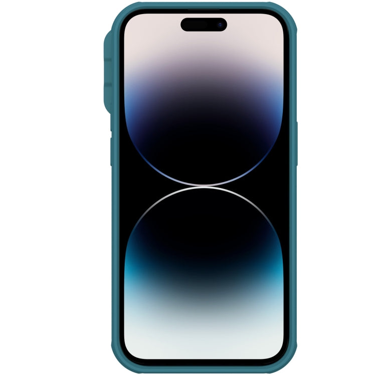 For iPhone 14 Pro Max NILLKIN CamShield Pro Protective Phone Case(Blue) - iPhone 14 Pro Max Cases by NILLKIN | Online Shopping South Africa | PMC Jewellery