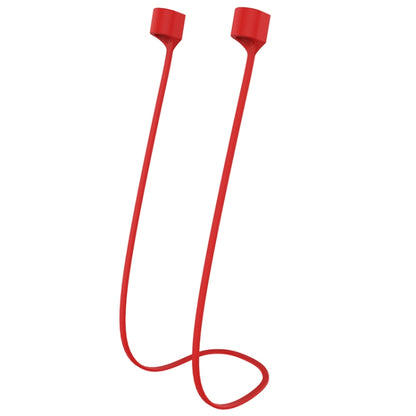 For AirPods Pro 2 Bluetooth Headset Anti-lost Rope Magnetic Silicone Lanyard(Red) - Anti-lost & Holder by PMC Jewellery | Online Shopping South Africa | PMC Jewellery