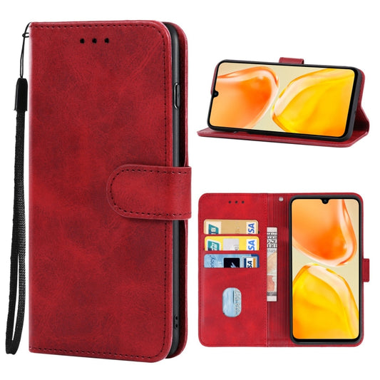 For vivo X80 Lite/V25 5G Leather Phone Case(Red) - vivo Cases by PMC Jewellery | Online Shopping South Africa | PMC Jewellery