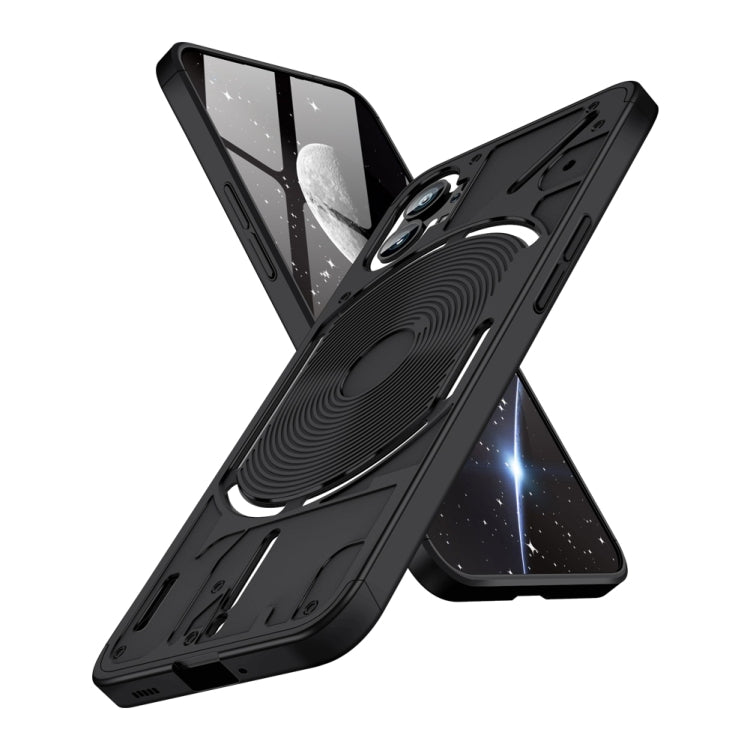 For Nothing Phone 1 GKK Three Stage Splicing Full Coverage PC Phone Case(Black) - More Brand by GKK | Online Shopping South Africa | PMC TechLife | Buy Now Pay Later Mobicred