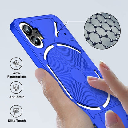 For Nothing Phone 1 GKK Three Stage Splicing Full Coverage PC Phone Case(Blue) - More Brand by GKK | Online Shopping South Africa | PMC Jewellery | Buy Now Pay Later Mobicred