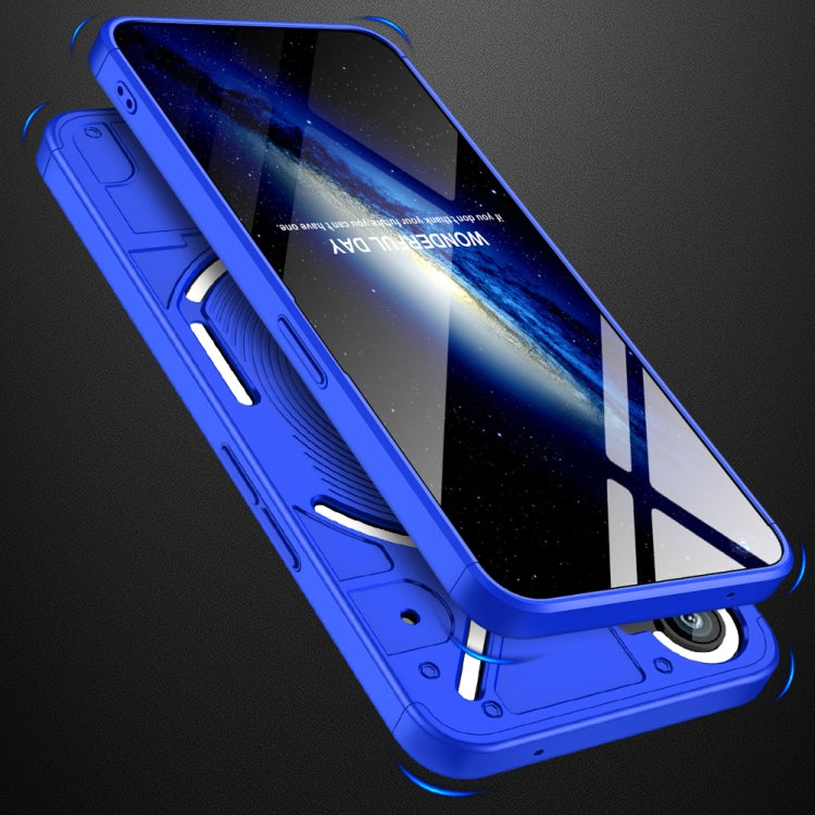 For Nothing Phone 1 GKK Three Stage Splicing Full Coverage PC Phone Case(Blue) - More Brand by GKK | Online Shopping South Africa | PMC Jewellery