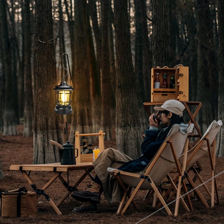 Portable Retro Hanging Lamp Lantern Camping Tent Light, Type:USB Charging(Red) - free shipping - PMC TechLife - Order now!