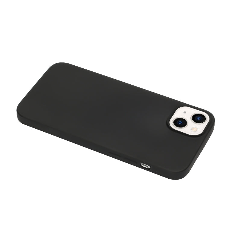 For iPhone 14 Solid Color Frosted Silicone Phone Case(Black) - free shipping - PMC TechLife - Order now!