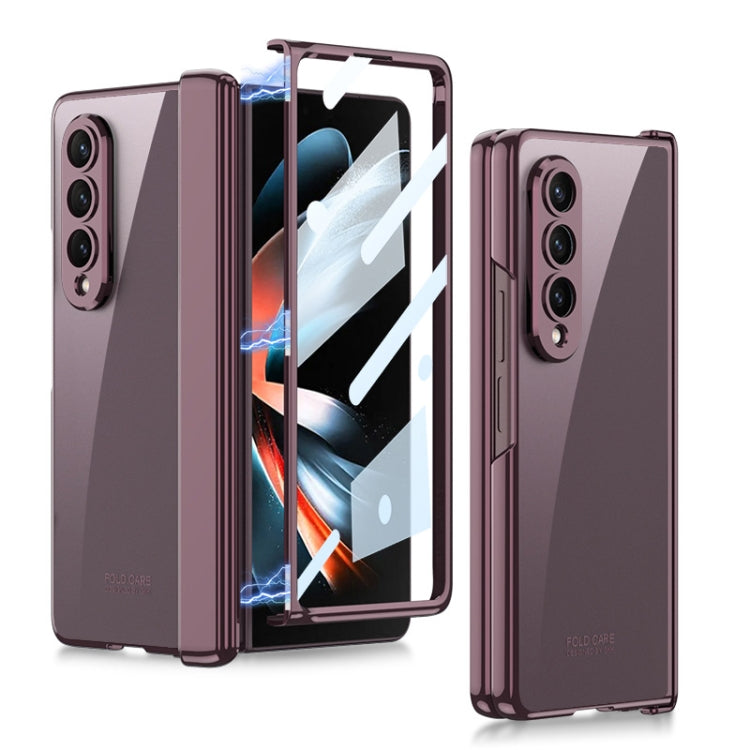 For Samsung Galaxy Z Fold4 GKK Magnetic Hinged Phantom Folding Phone Case(Wine Red) - Galaxy Z Fold4 5G Cases by GKK | Online Shopping South Africa | PMC Jewellery | Buy Now Pay Later Mobicred