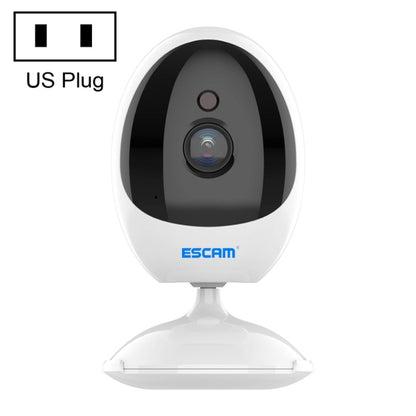 ESCAM QF006 3MP 1296P HD Indoor Wireless PTZ IP Camera IR Night Vision AI Humanoid Detection Home Security CCTV Monitor, Plug Type:US Plug(White) - Mini Camera by ESCAM | Online Shopping South Africa | PMC Jewellery | Buy Now Pay Later Mobicred