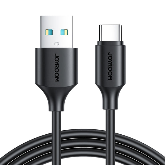 JOYROOM S-UC027A9 3A USB to USB-C/Type-C Fast Charging Data Cable, Length:1m(Black) - USB-C & Type-C Cable by JOYROOM | Online Shopping South Africa | PMC Jewellery