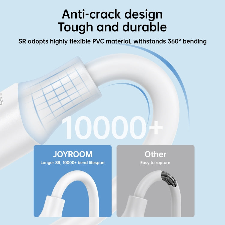JOYROOM S-CL020A9 20W USB-C/Type-C to 8 Pin Fast Charging Data Cable, Length:1m(White) - 2 in 1 Cable by JOYROOM | Online Shopping South Africa | PMC TechLife