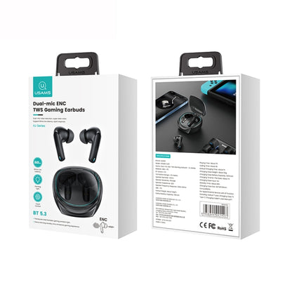 USAMS XJ13 XJ ENC Dual Microphone Noise Cancelling TWS Wireless Bluetooth Earphone - TWS Earphone by USAMS | Online Shopping South Africa | PMC Jewellery | Buy Now Pay Later Mobicred