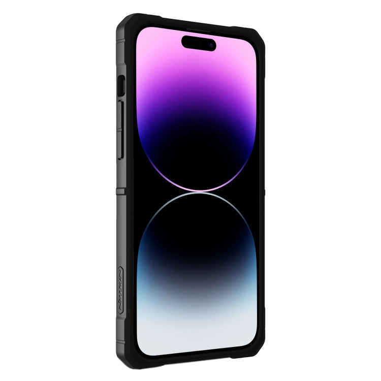 For iPhone 14 Pro Max NILLKIN Sliding Camera Cover Design TPU + PC Magnetic Phone Case(Black) - iPhone 14 Pro Max Cases by NILLKIN | Online Shopping South Africa | PMC TechLife | Buy Now Pay Later Mobicred