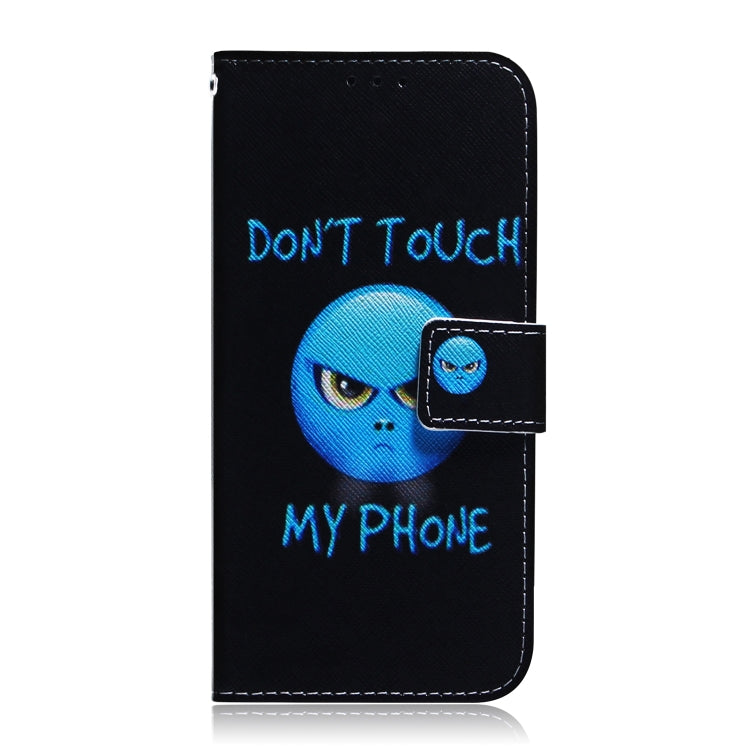 For Samsung Galaxy A14 5G Coloured Drawing Horizontal Flip Leather Phone Case(Anger) - free shipping - PMC TechLife - Order now!