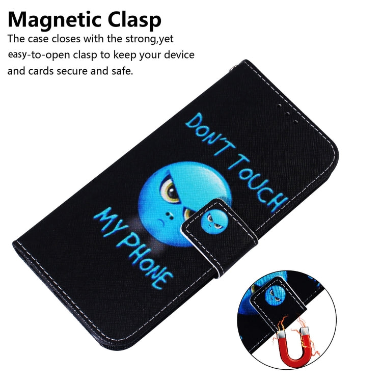 For Samsung Galaxy A14 5G Coloured Drawing Horizontal Flip Leather Phone Case(Anger) - free shipping - PMC TechLife - Order now!