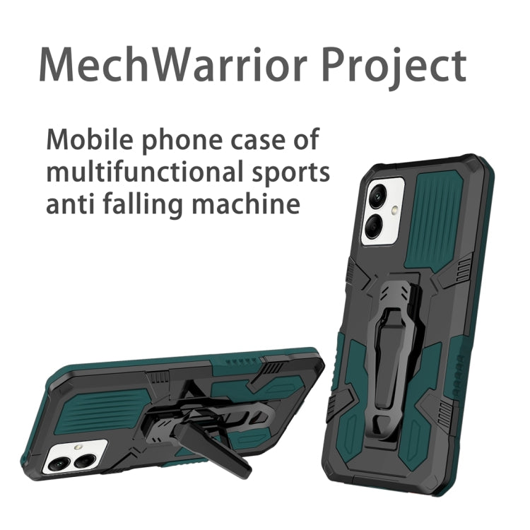 For Samsung Galaxy A04 Armor Warrior Shockproof PC + TPU Phone Case(Army Green) - free shipping - PMC TechLife - Order now!