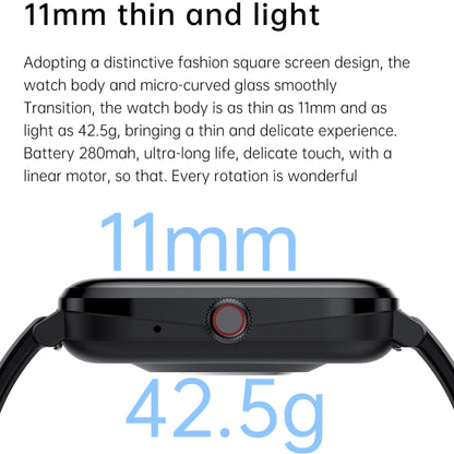 Ochstin 5HK20 1.85 inch Round Screen Silicone Strap Smart Watch with Bluetooth Call Function(Black) - Smart Watches by OCHSTIN | Online Shopping South Africa | PMC Jewellery | Buy Now Pay Later Mobicred