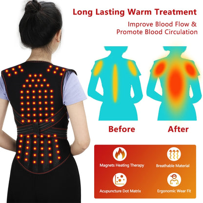 HailiCare Larger Version Household Neck Back Waist Protector Waistcoat Warm Vest Protective Gear with Magnet Therapy, Size:M - Corrector by PMC Jewellery | Online Shopping South Africa | PMC Jewellery