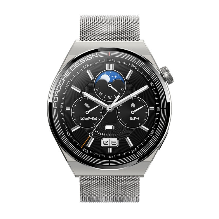Ochstin 5HK46P 1.36 inch Round Screen Steel Strap Smart Watch with Bluetooth Call Function(Silver) - free shipping - PMC TechLife - Order now!