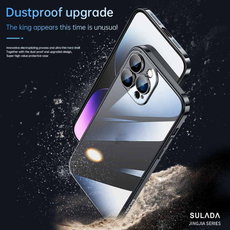 For iPhone 14 SULADA Hard PC Shockproof Phone Case(Silver) - iPhone 14 Cases by SULADA | Online Shopping South Africa | PMC Jewellery