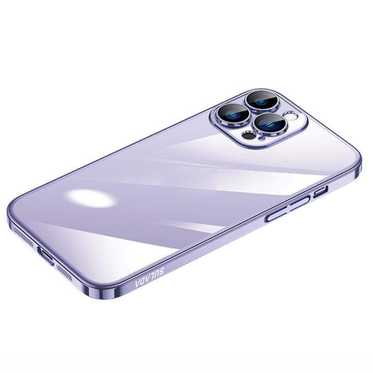 For iPhone 14 Pro SULADA Hard PC Shockproof Phone Case(Dark Purple) - iPhone 14 Pro Cases by SULADA | Online Shopping South Africa | PMC TechLife | Buy Now Pay Later Mobicred