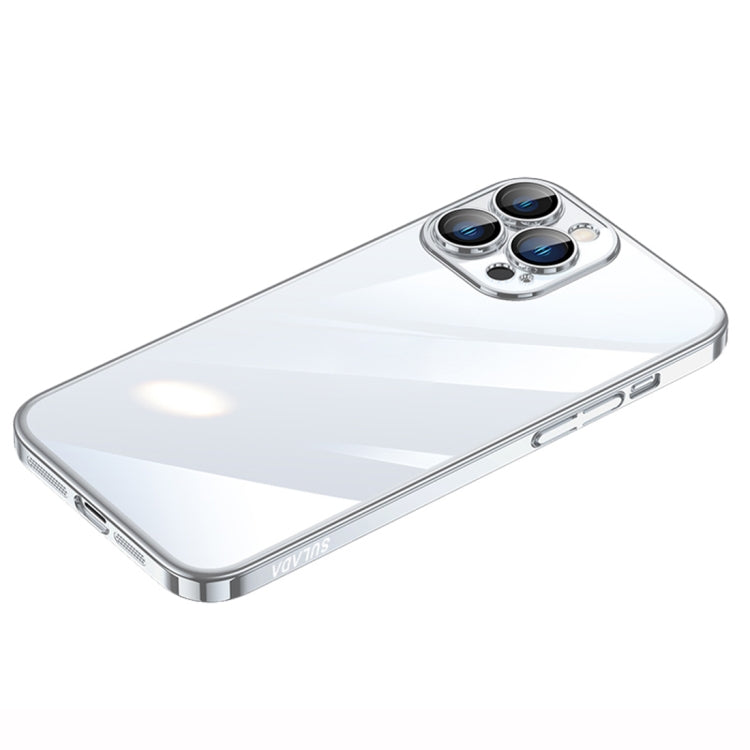 For iPhone 14 Pro Max SULADA Hard PC Shockproof Phone Case(Silver) - iPhone 14 Pro Max Cases by SULADA | Online Shopping South Africa | PMC TechLife | Buy Now Pay Later Mobicred