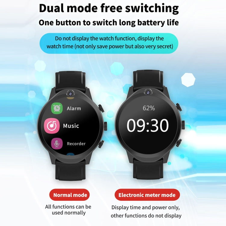 Rogbid Brave 2 1.45 inch TFT Screen Android 9.0 LTE 4G Smart Watch, Support Face Recognition(Black) - Smart Watches by Rogbid | Online Shopping South Africa | PMC Jewellery | Buy Now Pay Later Mobicred