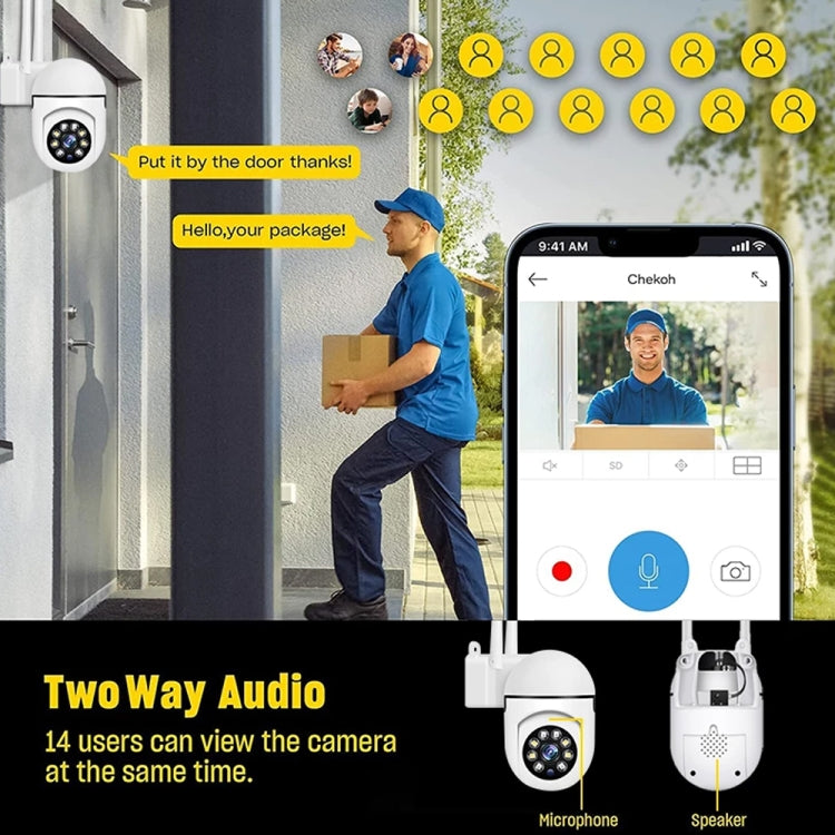 A7 1080P HD Wireless WiFi Smart Surveillance Camera Support Night Vision / Two Way Audio without Memory - free shipping - PMC TechLife - Order now!