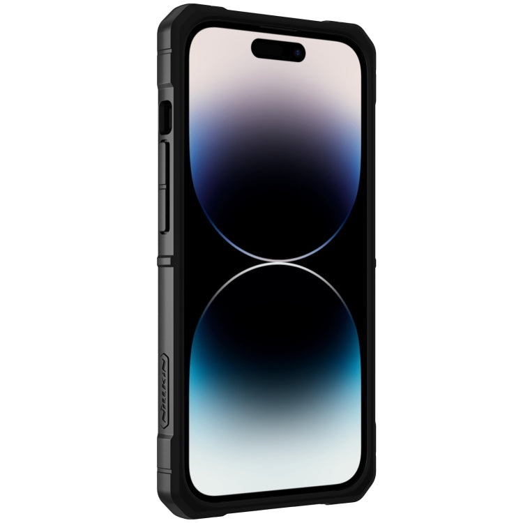 For iPhone 14 Pro NILLKIN Sliding Camera Cover Design TPU + PC Phone Case(Black) - iPhone 14 Pro Cases by NILLKIN | Online Shopping South Africa | PMC Jewellery | Buy Now Pay Later Mobicred